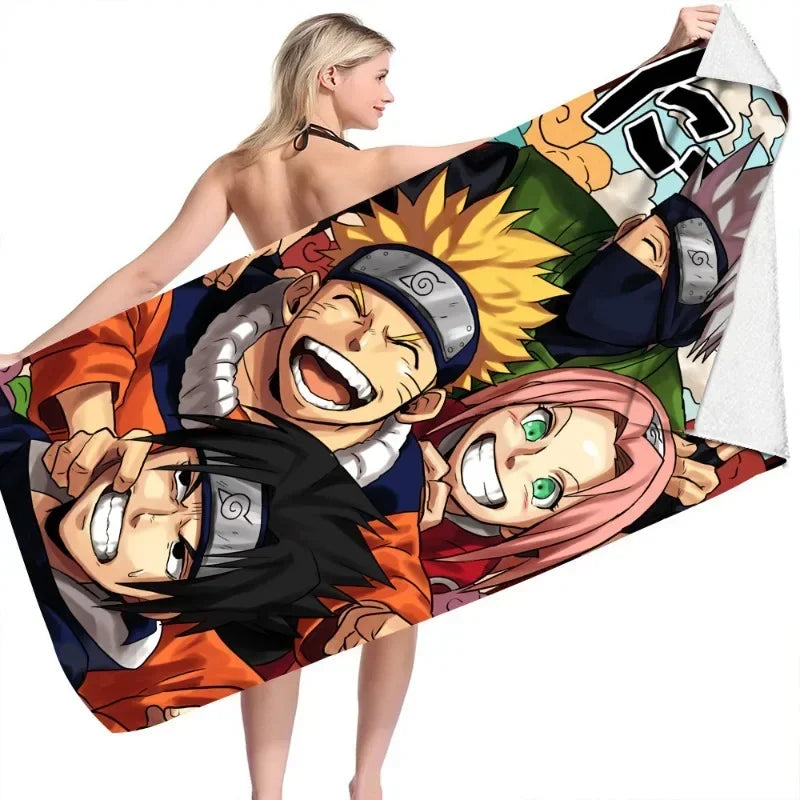 Serviette de plage naruto
