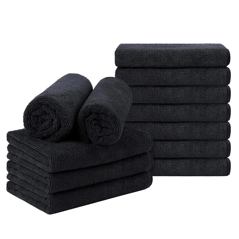 Serviette de plage noir