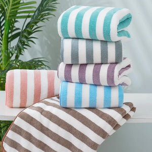 Serviette de plage rayée_2