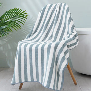 Serviette de plage rayée
