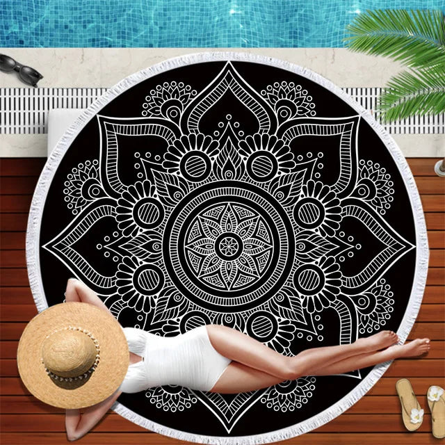 Serviette de plage ronde_11