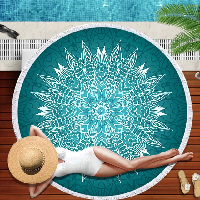 Serviette de plage ronde_12