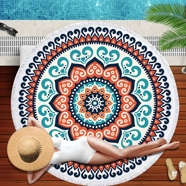 Serviette de plage ronde_13