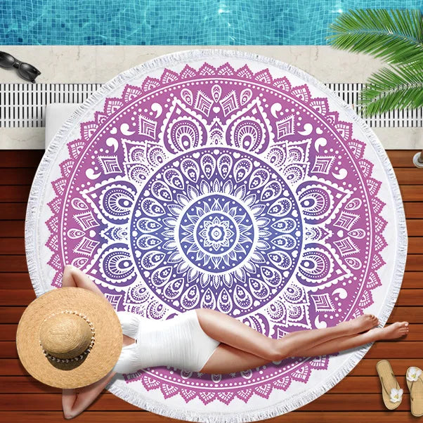 Serviette de plage ronde_17