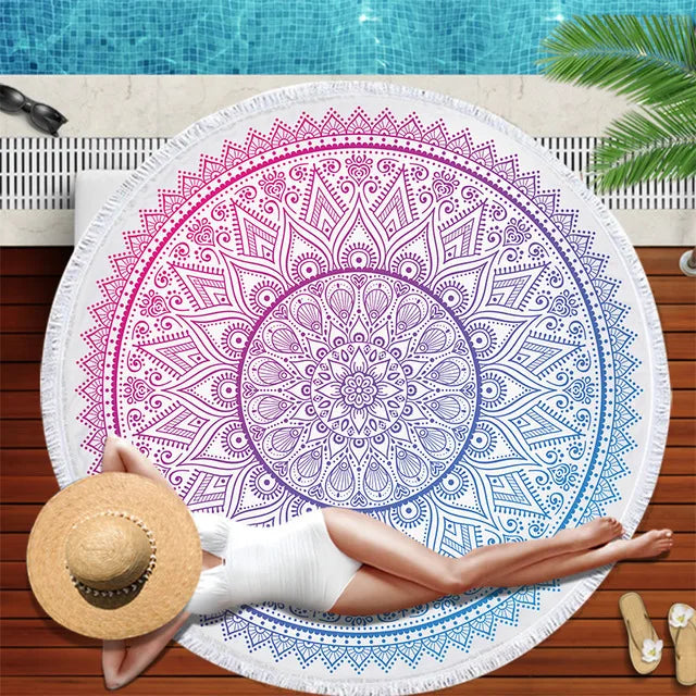 Serviette de plage ronde_23