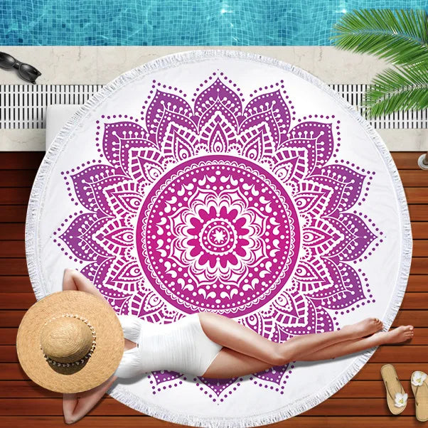 Serviette de plage ronde_24