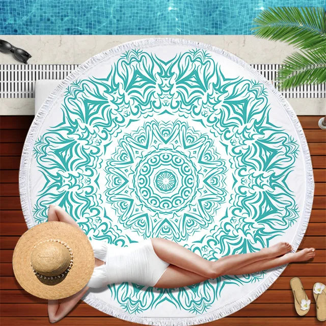 Serviette de plage ronde_6