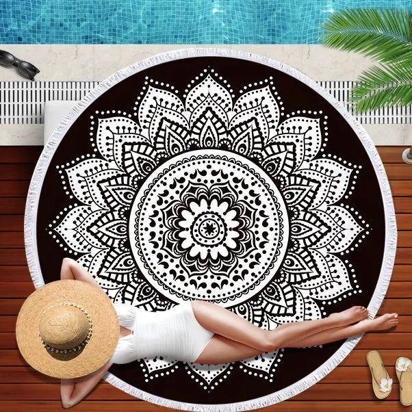 Serviette de plage ronde_8