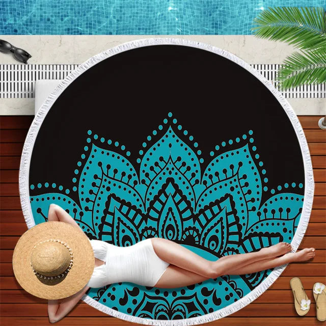 Serviette de plage ronde_9