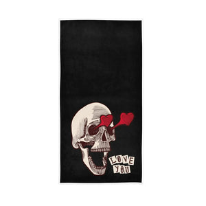 Serviette de plage tête de mort_11