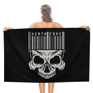 Serviette de plage tête de mort_15