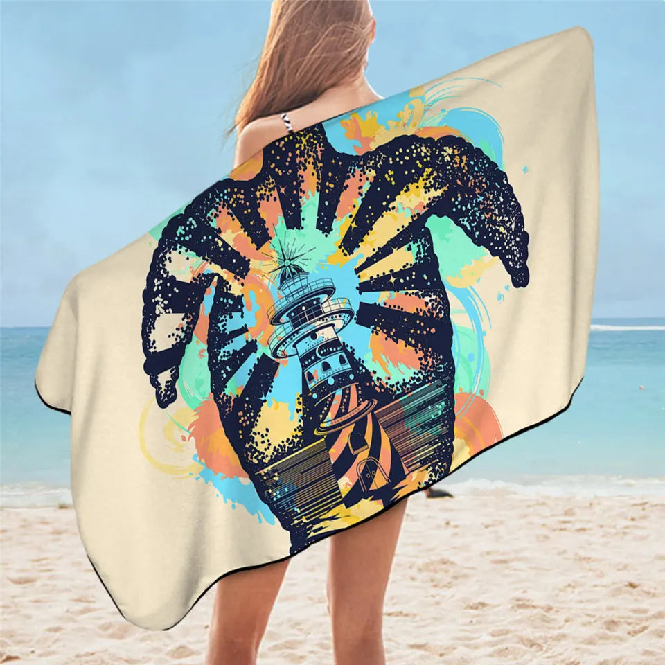 Serviette de plage tortue_10