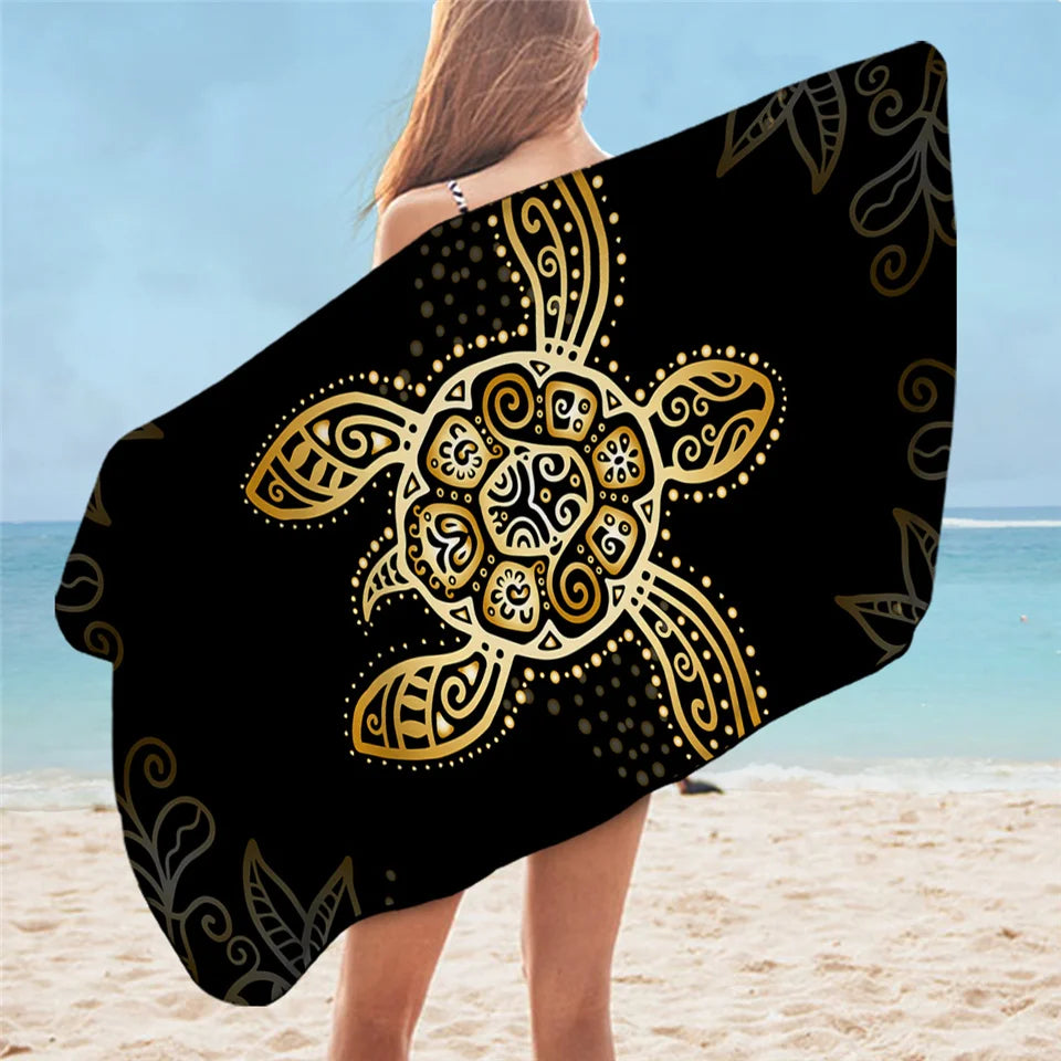Serviette de plage tortue_16
