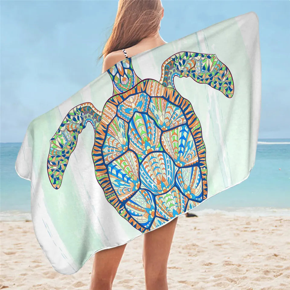Serviette de plage tortue_19