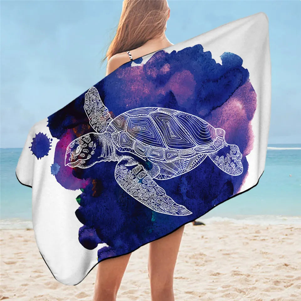 Serviette de plage tortue_21