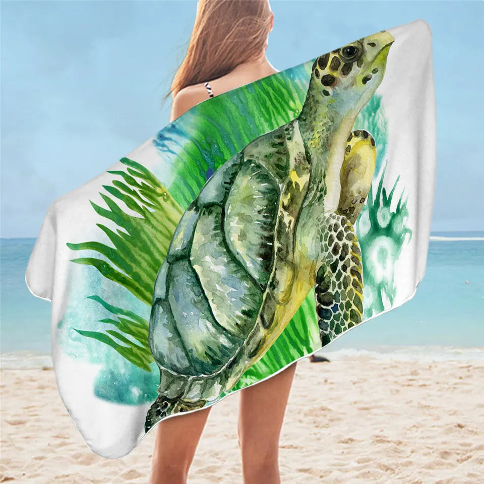 Serviette de plage tortue_3