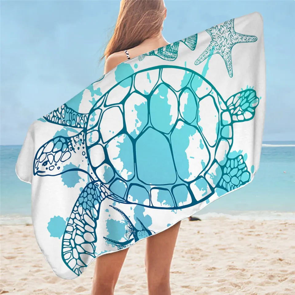 Serviette de plage tortue_5