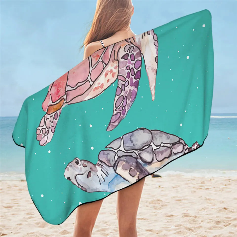 Serviette de plage tortue_6