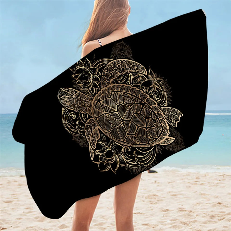 Serviette de plage tortue_7