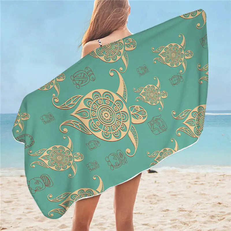 Serviette de plage tortue_8