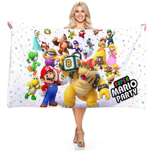 Serviette de plage mario