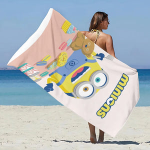 Serviette de plage minions