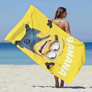 Serviette de plage minions
