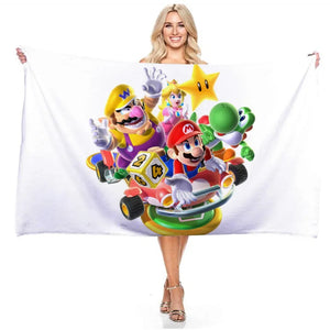 Serviette de plage mario