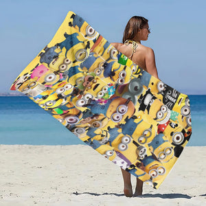 Serviette de plage minions