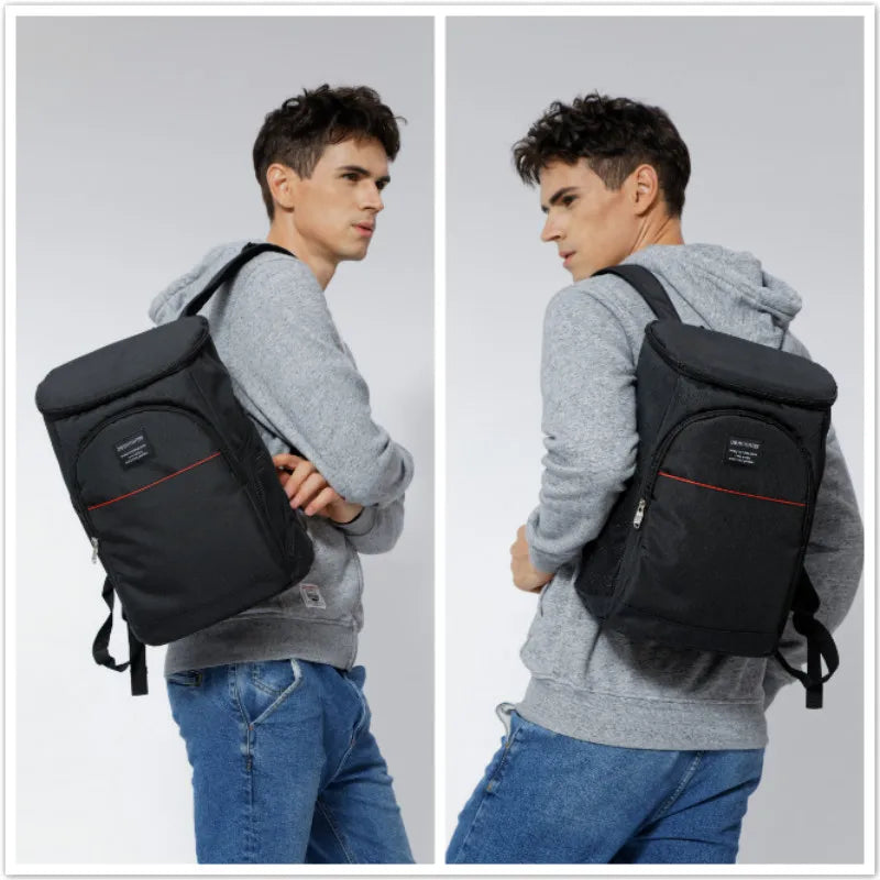 glaciere de voyage souple en sac a dos