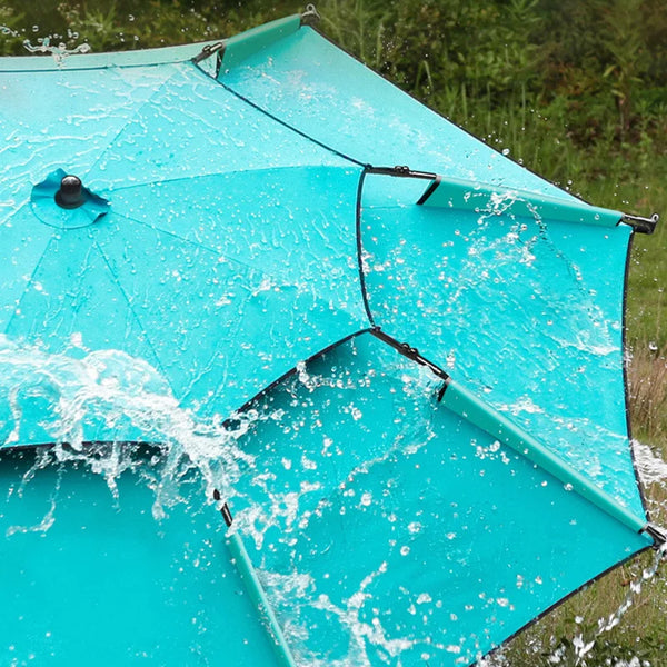 tente parasol Parasol-tente plage - Protection solaire et anti-vent