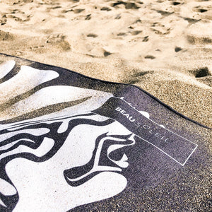 serviette de plage anti sable beau soleil tendance