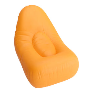 chaise sofa gonflable orange beausoleil