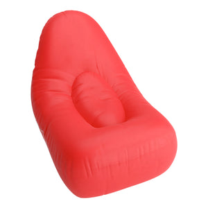 chaise sofa gonflable rouge plage