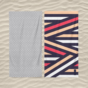 serviette de plage beausoleil design pop art