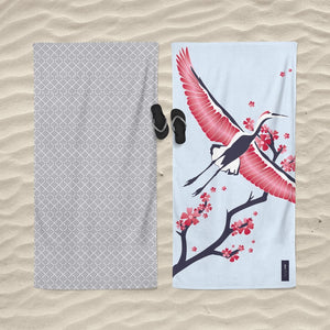 serviette plage anti sable beausoleil heron